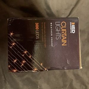 LED curtain lights, full set